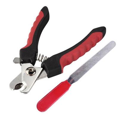 Outil de Beauté Professionnel Animal de Compagnie Chien Chiot Chat Griffe Ongle Coupe-Ongles Ciseaux + Set de Limes