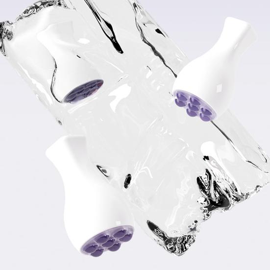 Jade Roller Face Massager Ice Roller Facial Guasha Tool 360 Degree Rotate Handheld Faux Crystal Ball Massager for Lift Firming Neck Skin Tightening