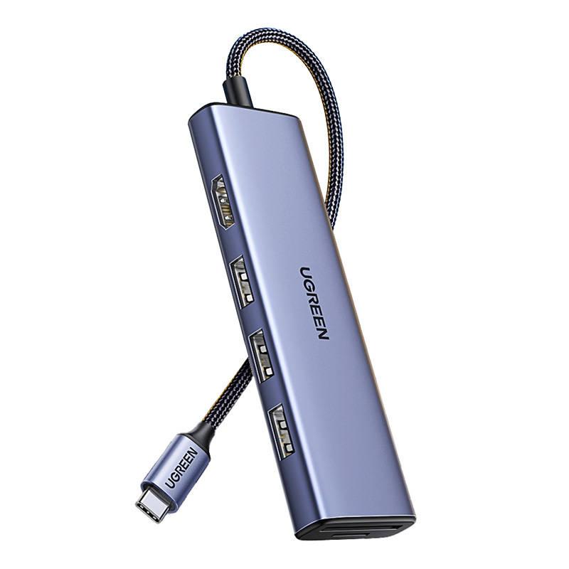 Adapter Hub Ugreen Revodok Cm511 Usb-C Do Hdmi, 3X Usb-A 3.0, Sd/Tf