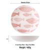 Diruien Japanese Style 8-inch Round Ceramic Deep Plate