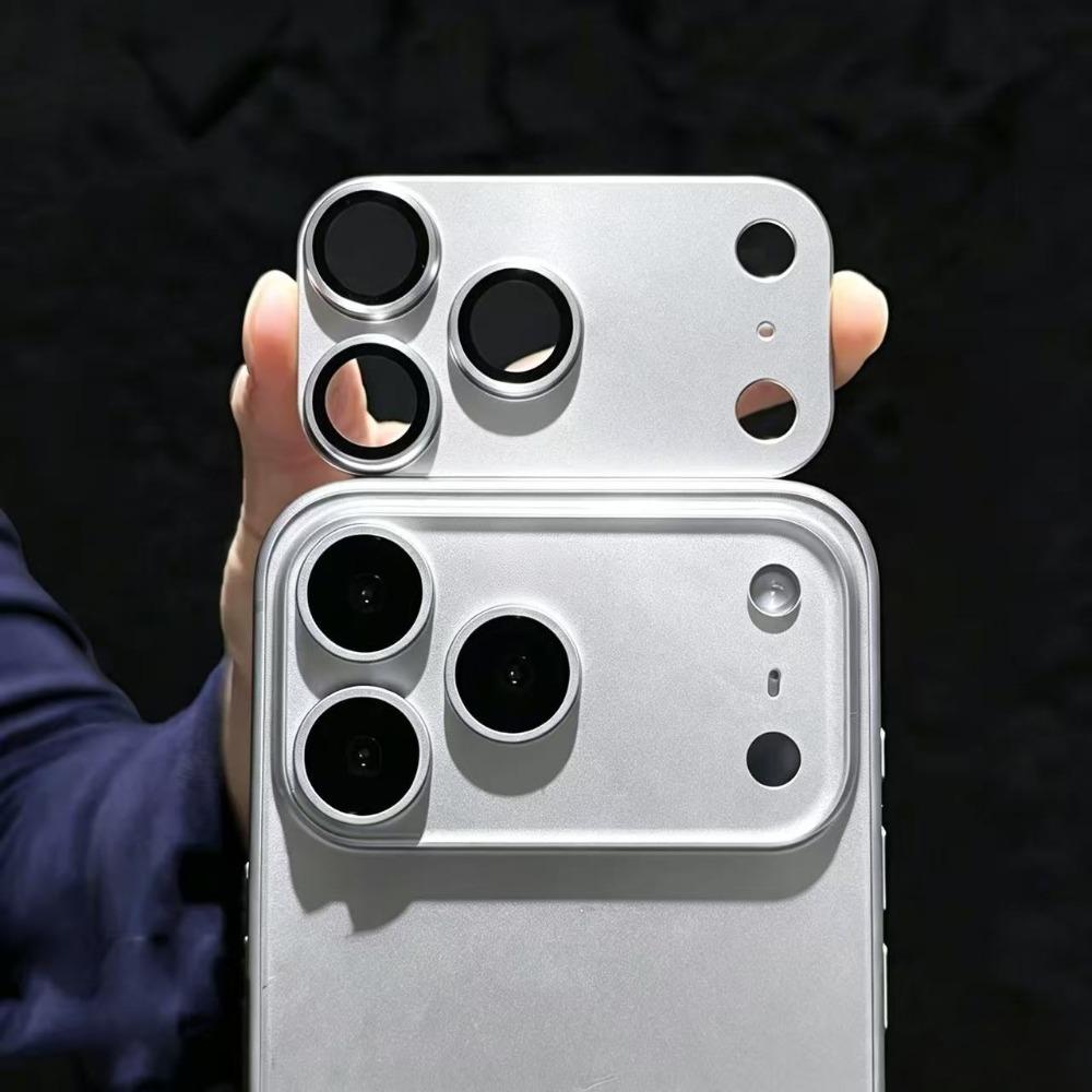 NEW Color Aluminum Alloy Lens Protector Case for IPhone 18 17 Pro Max 9H Shockproof Hard Tempered Glass Camera Screen Full Protective Cover Capa