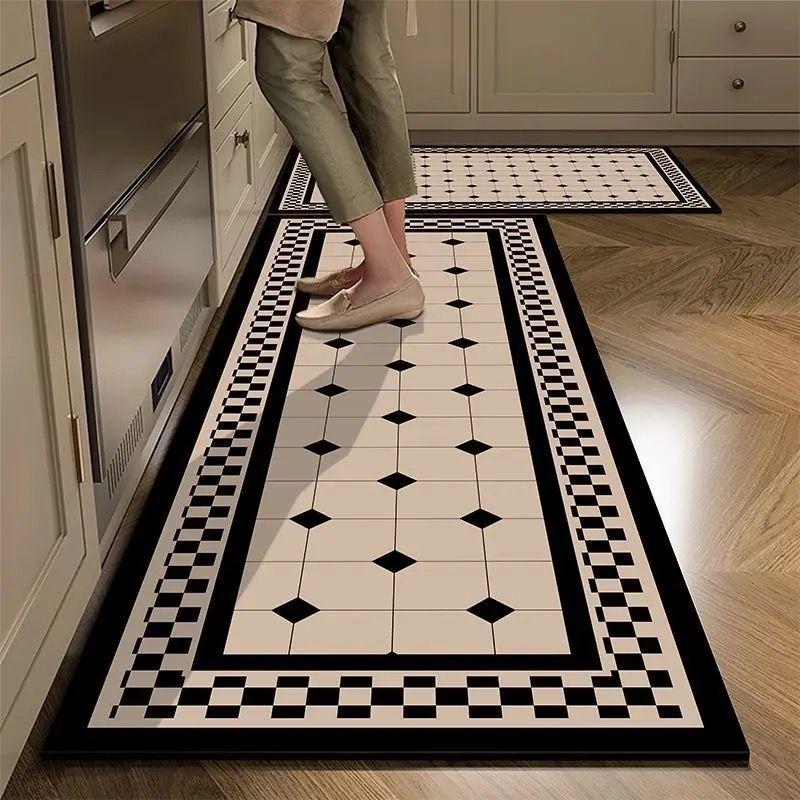 Protiskluzové kuchyňské koberce do obývacího pokoje Dlouhý běhoun Kuchyňská podložka Koberce Vstupní rohožka Bytová dekorace Alfombra Tapis