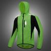 Wosawe Windproof Cycling Jackets Hooded Waterproof Long Sleeve Windbreaker Jerseys Reflective Bicycle Clothing Men's Jacket