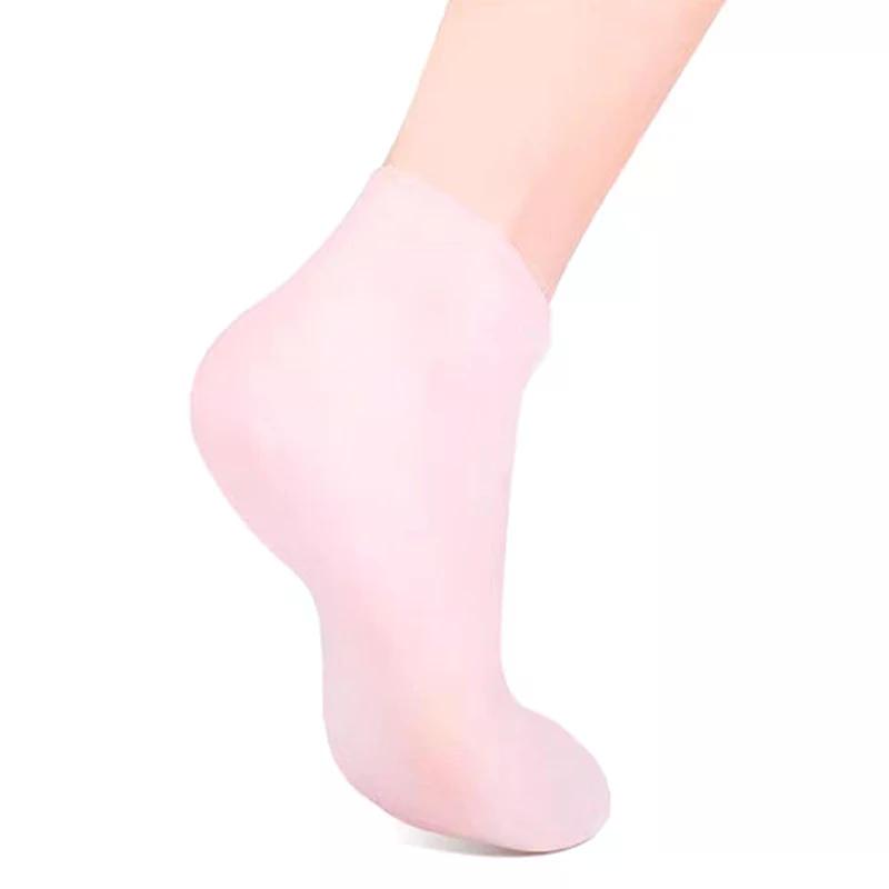 Feuchtigkeitsspendende Fußsocken,Silikonsocken für trockene, rissige Füße,Damen-Fußsocken zur Feuchtigkeitspflege,Mit Massagefunktion