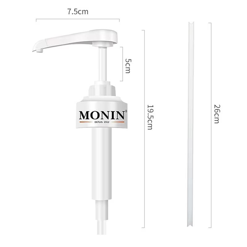 

1/3pcs Coffee 1 Liter Dispenser Syrup Pump Black Liquid Dispenser for Monin Syrup 10Ml белый