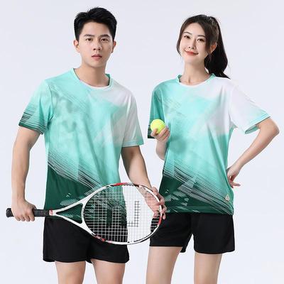 Football Training Clothes Manufacturers Wholesale Table Tennis Badminton Tennis Leisure Sports Competition Clothes Summer New Breathable