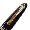 Excellent MONTBLANC fountain pen Meisterstück 149 white star Black gold 14K mens Used