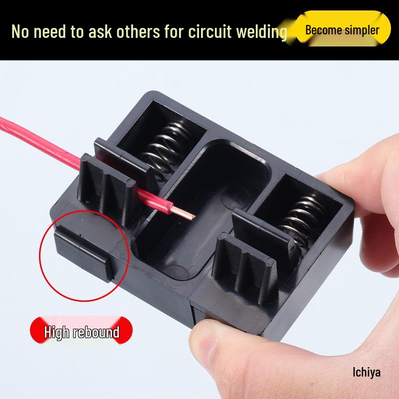 Electric Soldering Iron Stand with Wire Clamp and Fixture Clips for Repair