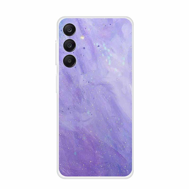 Marble Patterns Phone Case for Samsung A25 Soft Transparent TPU Clear Cover for Samsung Galaxy A 25 Protective Silicone Shell