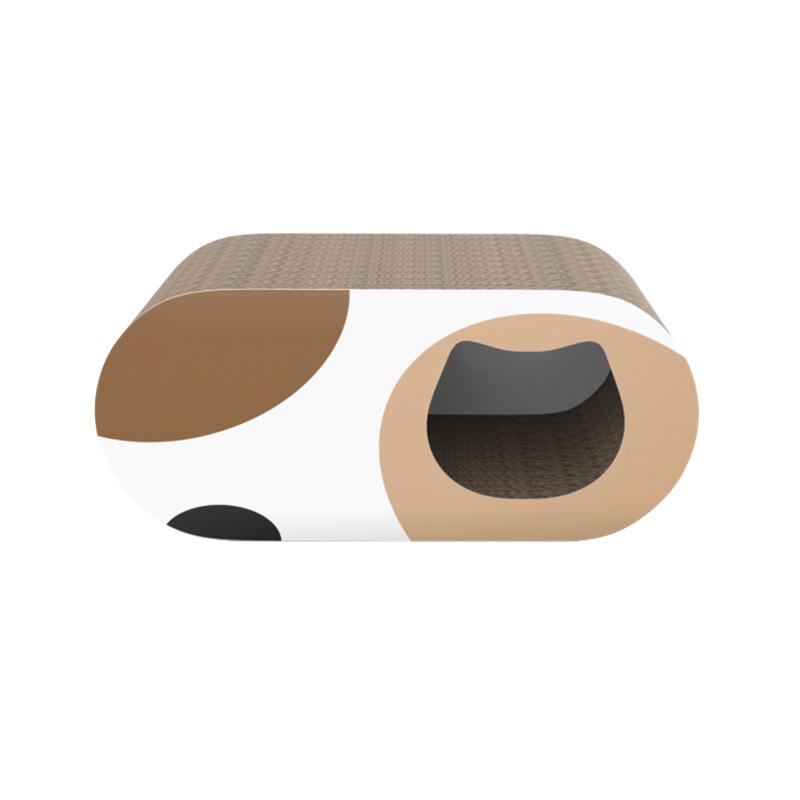 

Durable Cat Scratching Bed Tunnel - Integrated Toy & Nail File