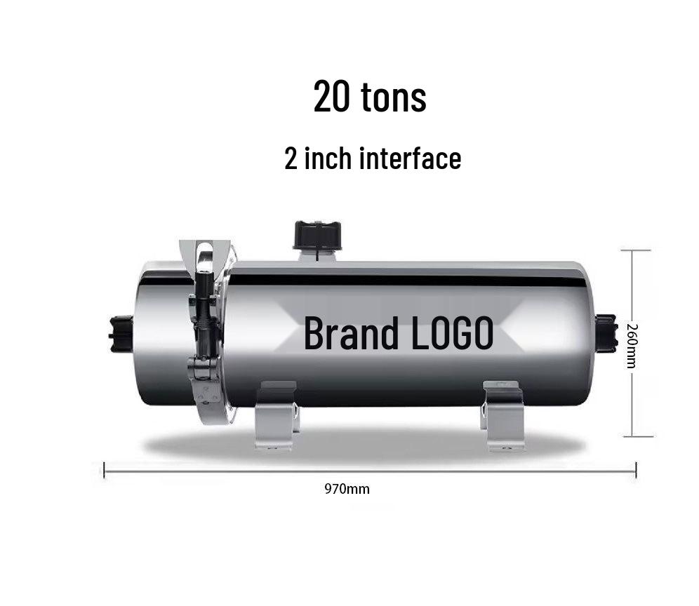 High-Flow Yellow Mud Water Filter Stainless Steel Ultrafiltration Kitchen Purifier for Whole House Central Water System