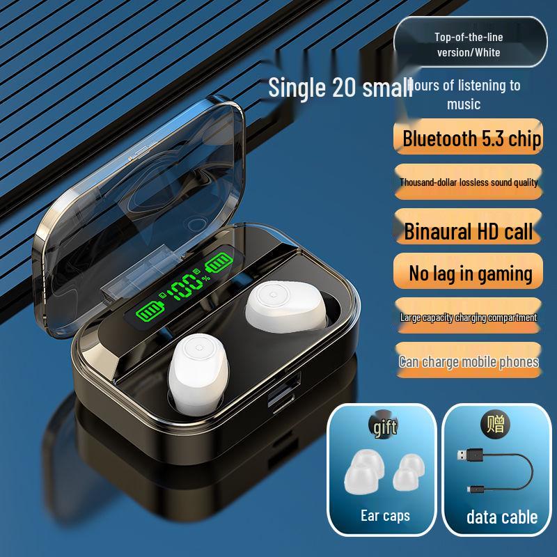 Wireless Bluetooth 5.4 Sport Earbuds, Dual In-Ear Mini Headphones Compatible with Huawei, OPPO, Apple, vivo