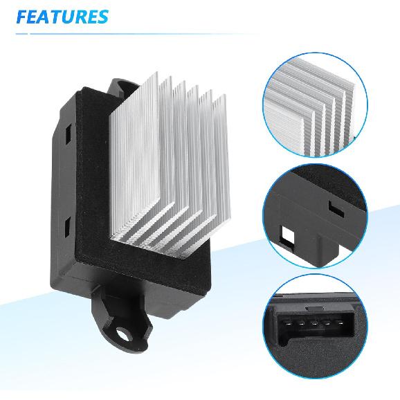 HVAC Blower Motor Resistor for Chevrolet Malibu 2004-2012 Replace No.RU374/22688134/10381264/22729173/22735281