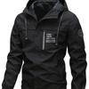 Men's Casual Windbreaker Jacket Hooded Jacket Men's Waterproof Outdoor Soft Shell Winter Outwear Clothing Warm Plus Size