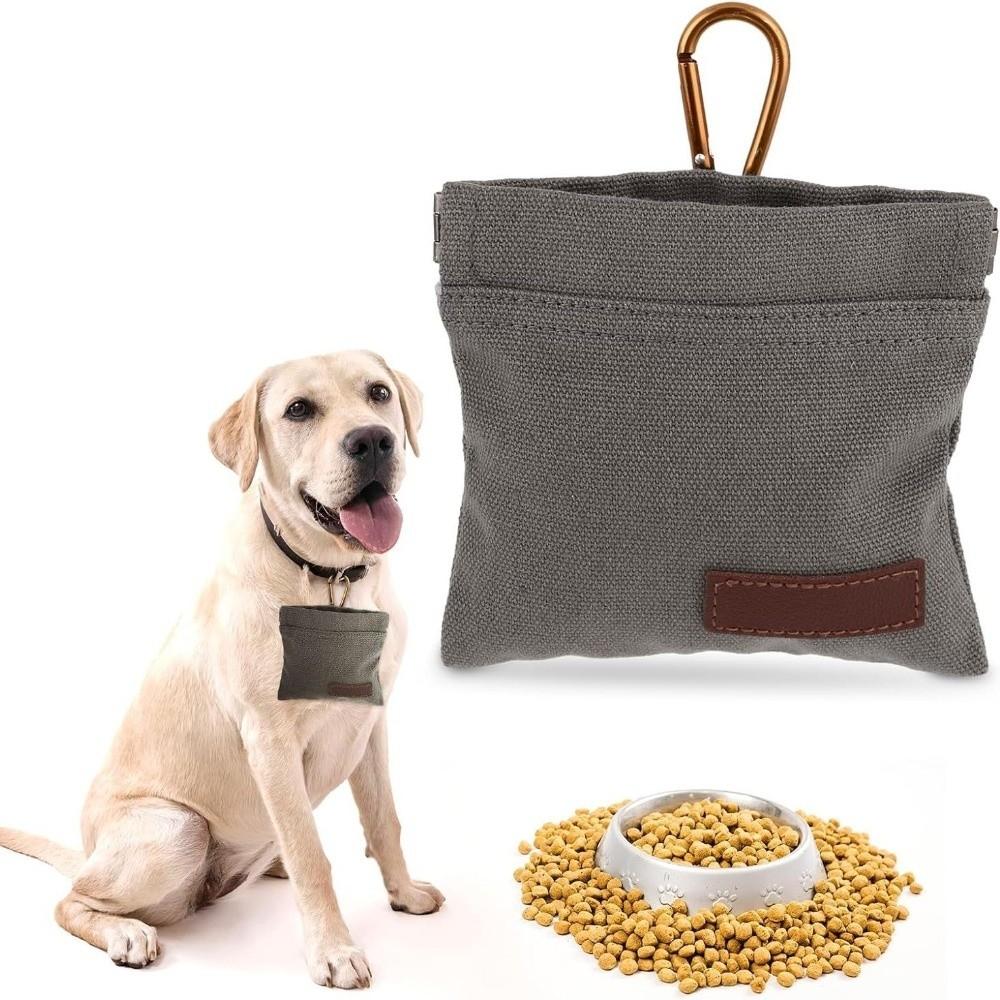 With Carabiner Dog Treat Pouch Durable Dog Training Treat Pouch Hands Free Treat Bag Dog Walking
