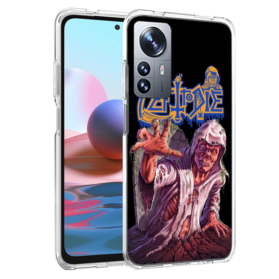 Metal Band D-Death Phone Case For Xiaomi 15 Poco X7 X6 F7 14 Ultra Mi F6 F5 F4 F3 X5 X4 X3 M6 Pro M5 M5S M3 Capa Coque