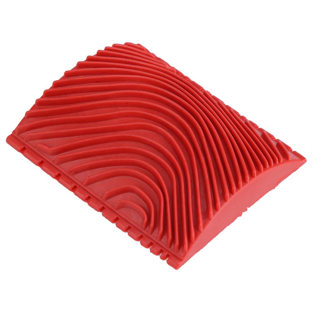 2Pcs Wood Graining Rubber Wall Brush Painting Tools Texture Pattern Scumble Tool Red