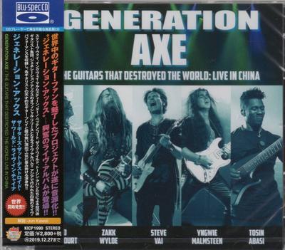 CD GENERATION AXE The Guitars That Destroyed the Worl KICP1990 Nexus 2019 Japan ObiMetal Gebraucht