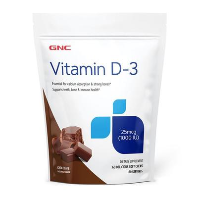 Clearance - Vitamin D-3 1000 IU Chocolate, 60 Soft Chews