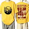 Led Zeppelin Voor Fan Cadeau T-shirt Unisex Unisex Harajuku Oversized Unisex Korte Mouw Streetwear Hoge Kwaliteit Koppels Hoge Kwaliteit