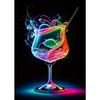 Cocktails Drink Fruit Neon Sign Posters and Prints Canvas Painting Wall Art Picture for Wine Shop Bar Club Room Home Decor