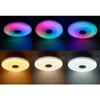 40cm 200W RGB stmívatelné hudební stropní světlo 85-265V Domácí osvětlení APP Dálkové ovládání Bluetooth hudební světlo Ložnice Smart LED