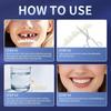 6Pcs Natural Shade Denture Temporary Filling Kit Upper Veneer Cosmetic Tooth  Dental Emergency