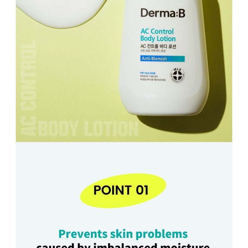 Derma: B - AC Control Body Lotion