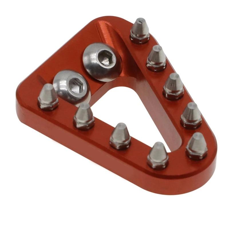 CNC Motorcycle Rear Brake Pedal Step Plate Tip For KTM 125-530 EXC XC XCW EXCF For Husqvarna TC TE FE 2008- 2016 MX Motocross