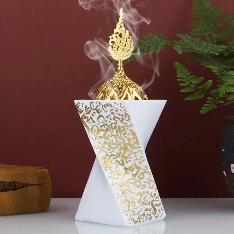 1 Stück Harz Aroma Diffusor Spezialform Drehende Harz Handwerkskunst Räuchergefäß Ornament