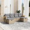 VidaXL Garden Lounge Set with Cushions 6 Pcs, Patio Sofas, Patio Furniture Set, Outdoor Furniture, Mix 3265560