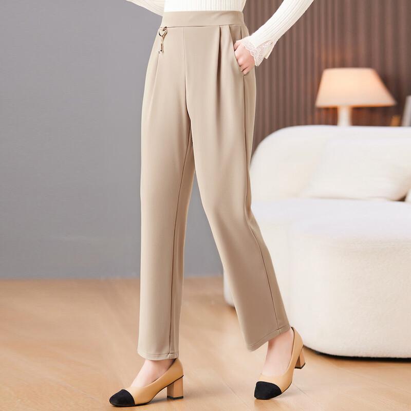 Pasit Women s Elastic Waist Casual Pants 2XL
