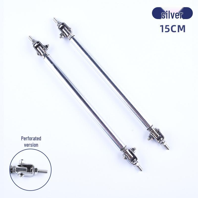 Stainless Steel Retractable Front Lip Rod, 15/20cm for Car Modification