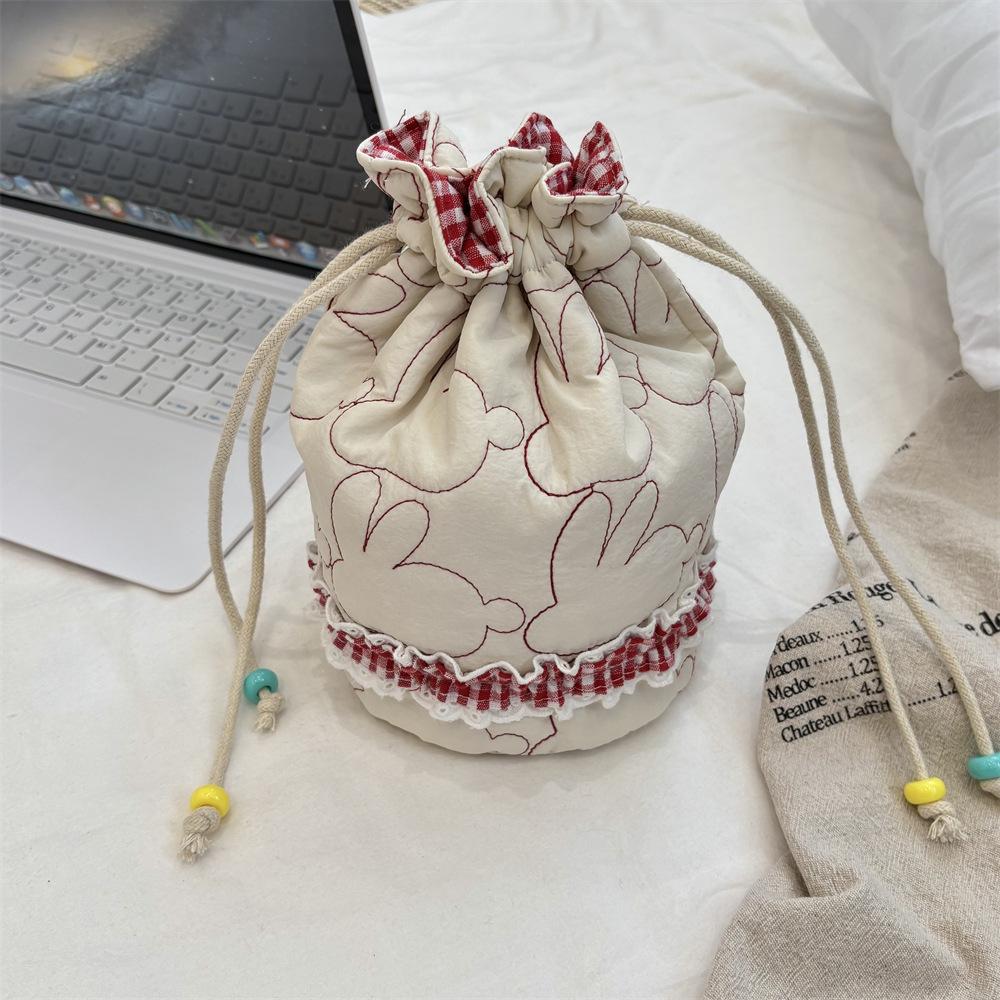 

Стеганый мягкий хлопковый мешочек на кулиске для хранения Косметичка Дорожный портативный мешочек для украшений Мешочек для мелочи Финишный мешочек