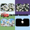 Daisies Car SunShade Car Sunshade, Front Windshield Protector, Foldable UV Resistant Sunshade Cover, Car Accessories