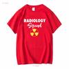Radiology Squad RadiologisT T Shirt X ray Tech Rad Graduate long or short sleeves vintage Washed Top For Everyday Wear