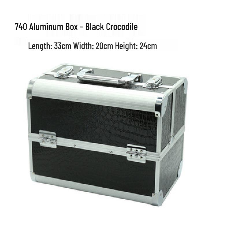 Professional Cosmetic and Manicure Tool Case: Portable Storage for Eyebrow, Eyelash, and Makeup Essentials