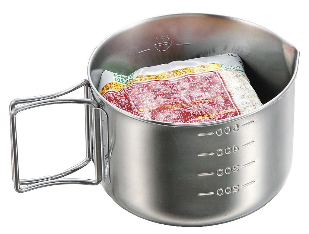 Captain Stag Stainless Steel Ramen Cooker 570ml Refill M-5512