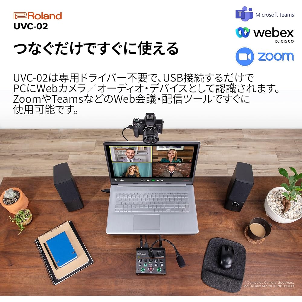 Roland Roland Online Presentation Mixer UVC-02 WEB PRESENTATION DOCK Broadcast Recording Studio O...