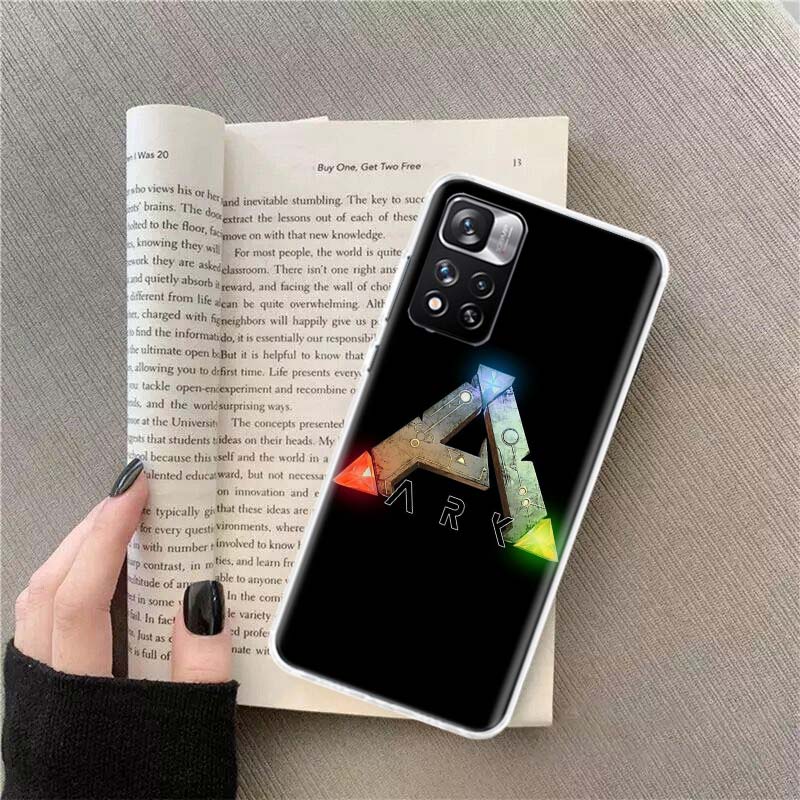 Game ARK Survival Evolved Phone Case For Redmi Note 13 12 Pro Plus 14 15 Pro 5G 11 11T 11E 11S 10 Pro 10S 9 9S Cover Cell Clear