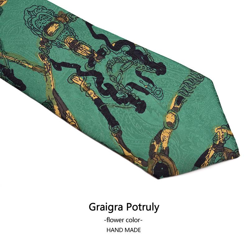 7 Days Replacement, Thin Ultra-Thin Mulberry Silk, Pure Handmade 9Cm Ultra-Wide Italian Elegant Silk Tie, Men'S