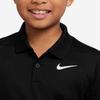 Nike Kids Dri-FIT Victory Solid Logo Short Sleeve Polo Shirt Kids tops Black DN1970-010