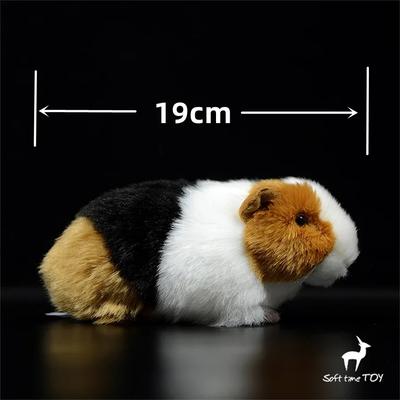 Guinea Pig High Fidelity Anime Cute Plushie Cavy Plush Toys Lifelike Hamster Animals Simulation Stuffed Doll Kawai Toy Gifts