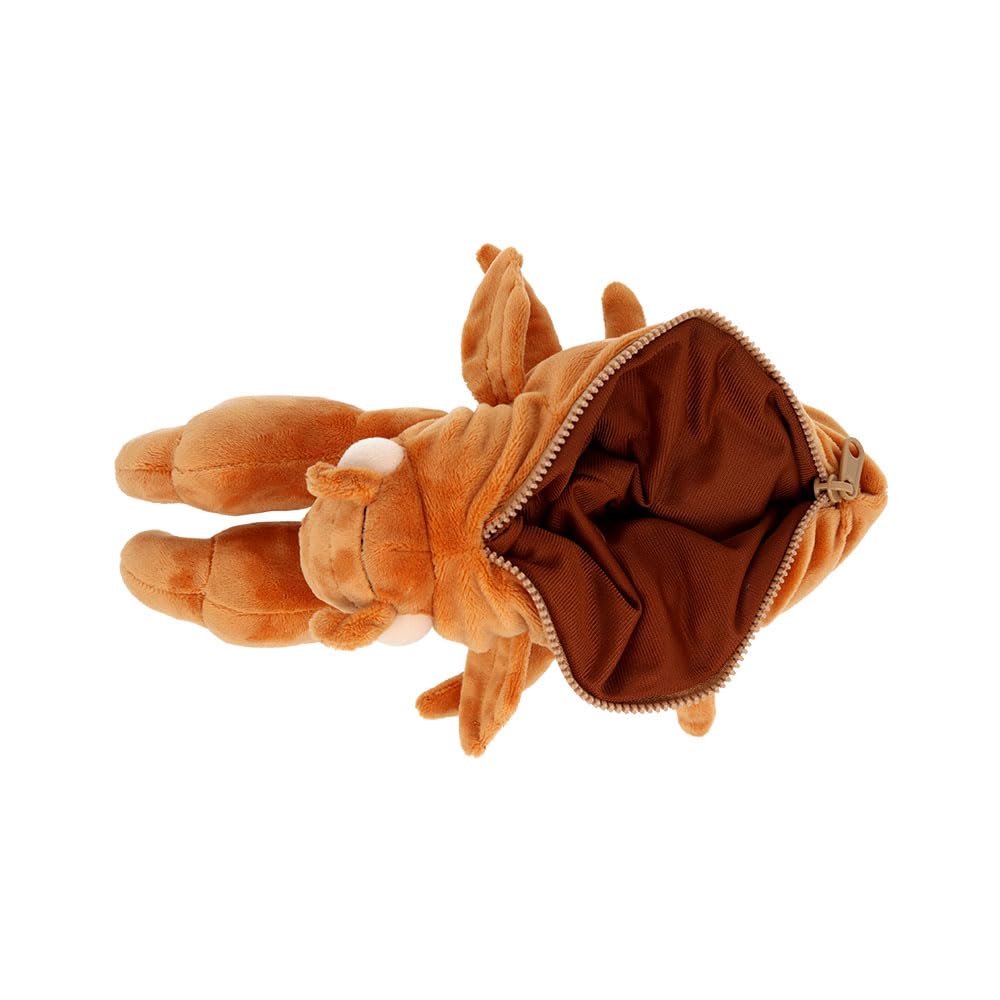 Stationery Pencil Plush Cicada S1430068 Sun-Star Case, Shell, Brown,