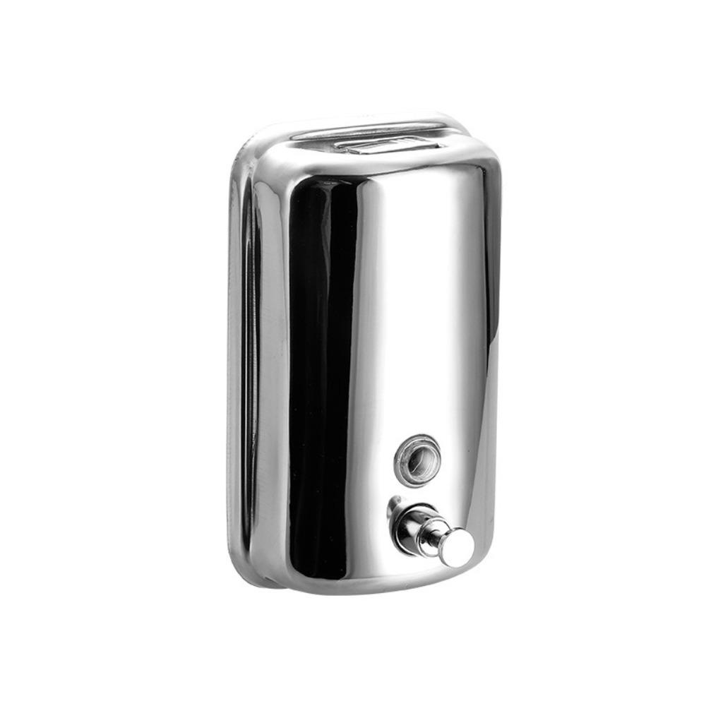 Stainless Steel Soap Dispenser Leakproof Design Refillable Manual Soap Dispenser Wall-mounted Hand Sanitizer Dispenser Washroom