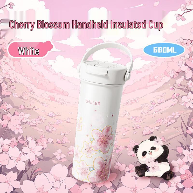 Stylish Student Insulated Water Bottle with Lanyard