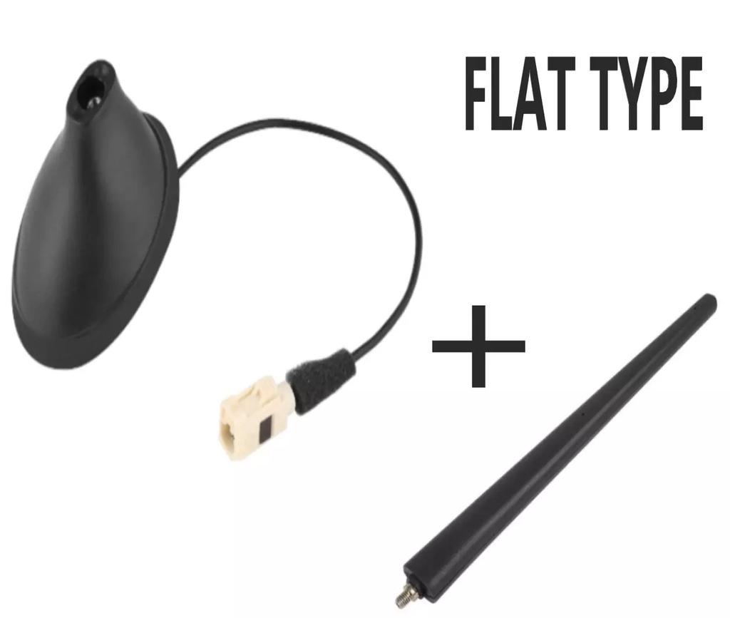 Rear Antenna Black Aerial Base Plastic Black 50540987 For Fiat Abarth 500 X For Alfa Romeo Giulietta 2012-2026 Car Accessories