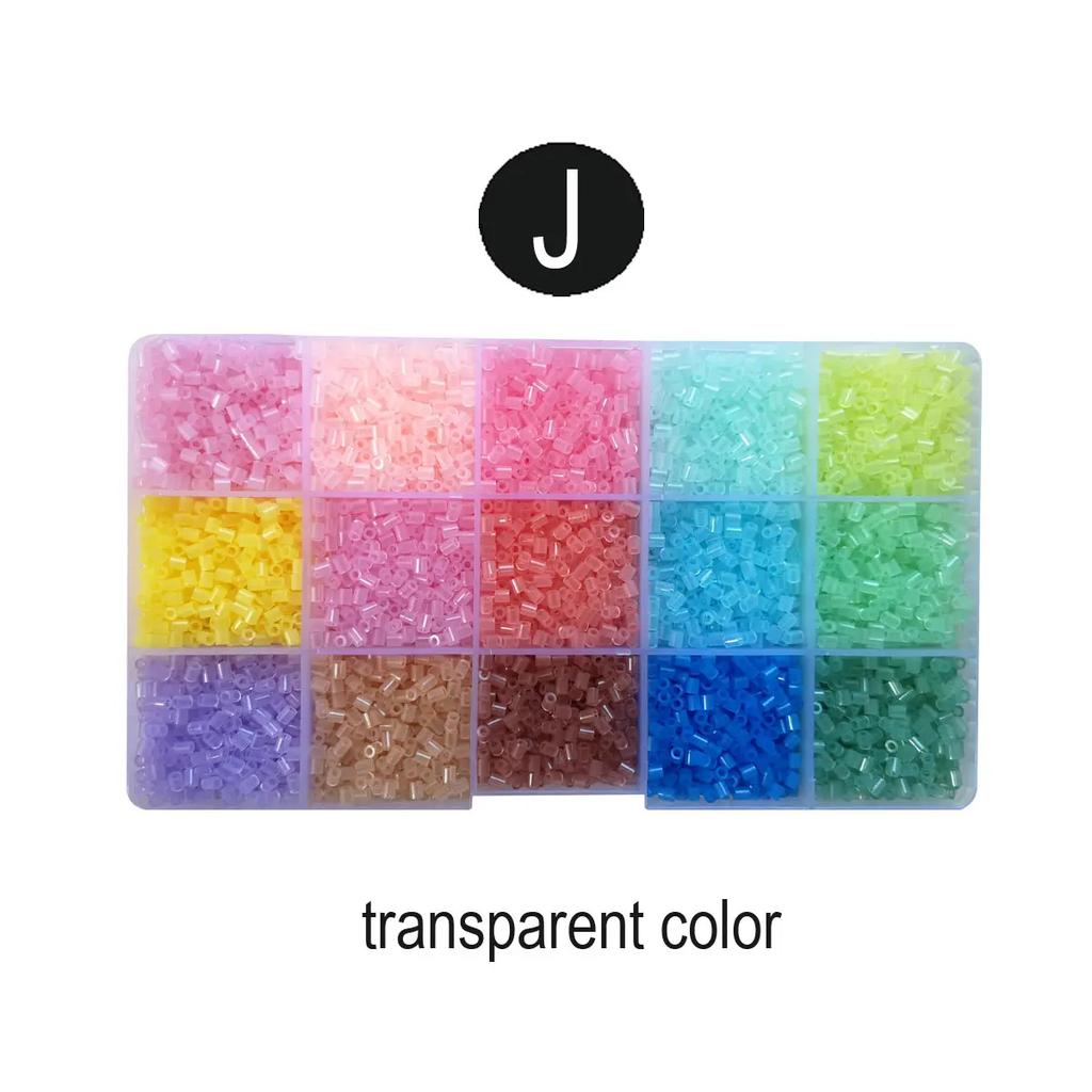 Non-Toxic Yantjouet 15Color 2.6Mm Mini Beads Color Set 650Pcs Hama Beads Puzzle Toy Gift For Child Diy Iron Beads For Kid Children Gift