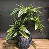 Artificial Palm Tree High Grade Simulation of Fake Flowers 3 Heads Turtle Back Leaf Creative Simulation Plant Wall Potted Decor