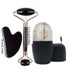 3-Piece Facial Beauty Set: Ice Cube Mask, Heart Gua Sha, Double-Head Massage Roller